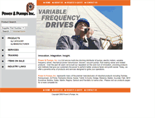 Tablet Screenshot of powerandpumps.com